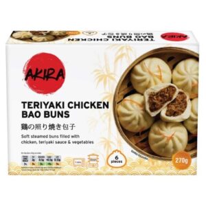 AKIRA TERIYAKI CHICKEN BAO BUNS 16X270G