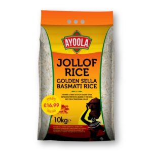 AYOOLA JOLLOF RICE 10KG PM £16.99
