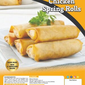 Abuu's Chicken Spring Roll 18pcs x 15pkts