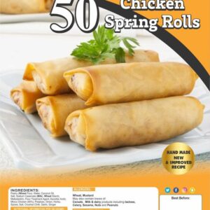 Abuu's Chicken Spring Roll 6x50 Pcs
