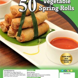 Abuu's Vegetable Spring Roll 6x50 Pcs