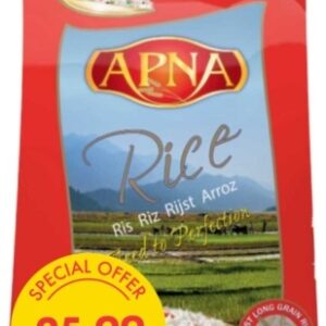 Apna Long Grain Basmati Rice 5KG PM £5.99