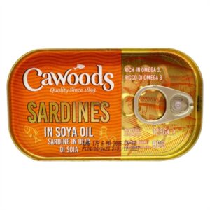 CAWOODS SARDINES IN SOYA OIL 50X 125G