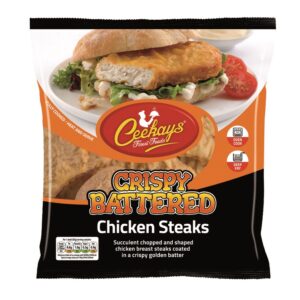 Ceekay Battered Steaks 120MM (85G) 6 X1.02kg