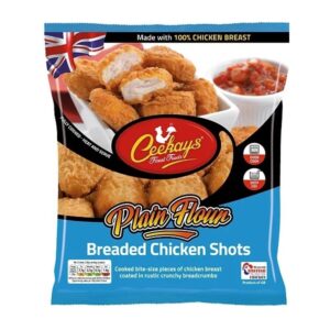 Ceekay Plain Breaded Chicken Shots 12x500g