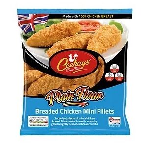Ceekay Plain Breaded Mini Fillet 12x500g