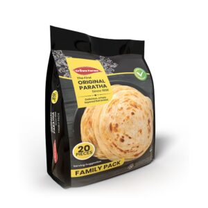 Crown Farms Family Plain Paratha 20pcs 12x1600G