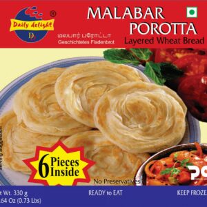 Daily Delight Malabar Porotta 330GM x 36PKTS