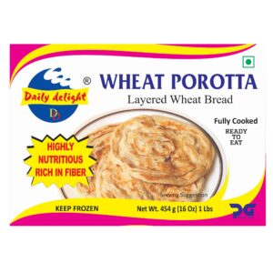Daily Delight Wheat Porotta 454Gx12