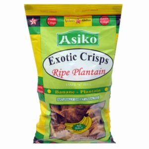 EXOTIC PLANTAIN CHIPS GREEN SWEET 30X70G