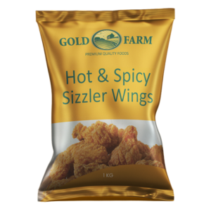 Gold Farm Hot & Spicy Sizzler Wings 3x1Kg