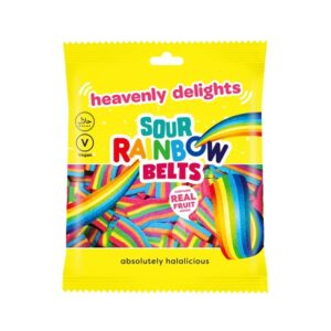 HEAVENLY DELIGHT VEGAN SOUR R'BOW BELTS 12x150G