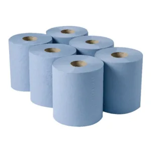 HYGIENE - ECO CENTREFEED TOWEL ROLL - BLUE RECYCLED 50M