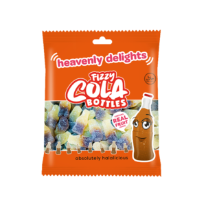 Heavenly Delights Fizzy Cola Bottles 24x70g