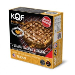 KQF Chicken Jumbo Burger Usa 4pcsx12pkts PM ?3.99
