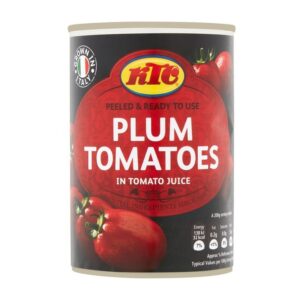 KTC ITALIAN PLUM PEELED TOMATO 12X400G