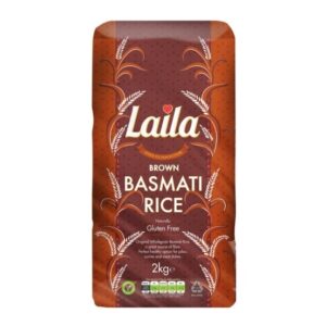 LAILA BROWN BASMATI RICE(BRICK PACK)6X2KG