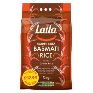 LAILA GOLDEN SELLA BASMATI RICE 10 KG PM ?17.99