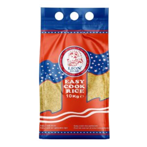 LION HEAD EASY COOK RICE PARBOILED 10KG