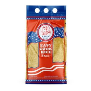 LION HEAD EASY COOK RICE PARBOILED 5KG