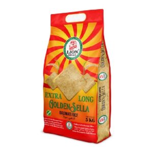LION HEAD GOLDEN SELLA BASMATI RICE 5KG