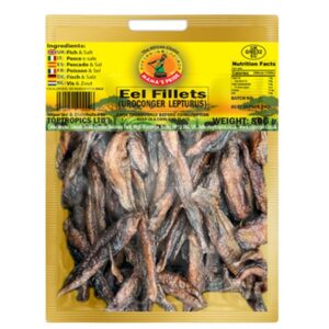 MAMAS PRIDE DRIED SMOKED EEL FILLETS 10X80G