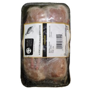 Quails Skin Off 600-700g 20x4pcs