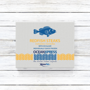 Red Fish Steak 90-150 (10 x 1kg bags) ocean xpress