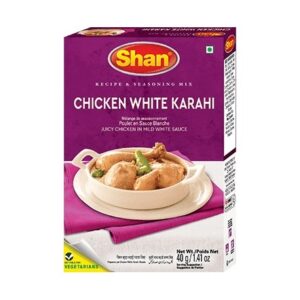 SHAN MASALA CHICKEN WHITE KARAHI 12X40G