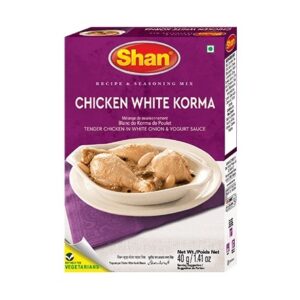 SHAN MASALA CHICKEN WHITE KORMA 12X40G