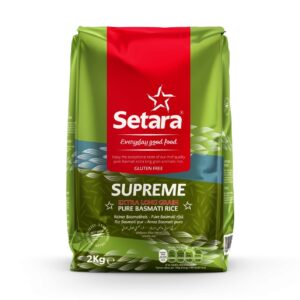 Setara Supreme Long Grain Basmati Rice 6x2kg