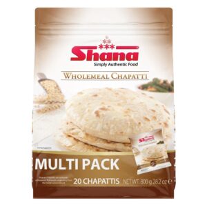Shana Multipack Wholemeal Chapati 6x800g