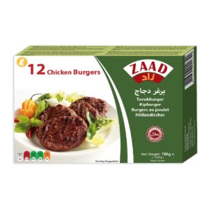 Zaad 12 Chicken Burgers 8X780g