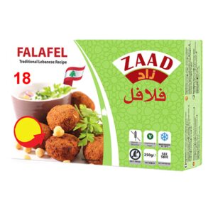 Zaad Falafel Lebanese 18pcs 12x350g PM £3.95