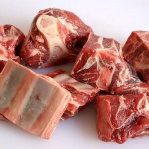 GOAT MEAT DICED BONE IN 1X17 KG