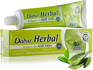 DABUR TOOTHPASTE HERBAL ALOE 100MLX6