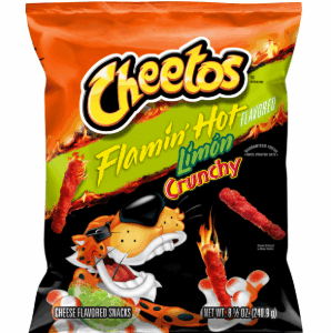 CRISPS-CHEETOS-FLAMIN HOT LIMON 10X80G