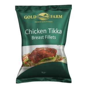 GOLD FARM CHICEKN TIKKA BREAST FILLETS 5X1KG