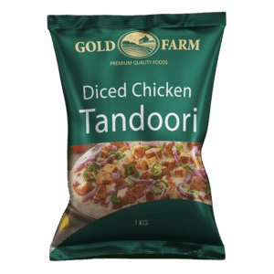 GOLD FARM DICED TANDOORI CHICKEN 5X1KG