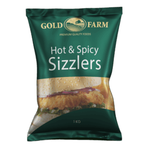 GOLD FARM CHICKEN SIZZLER BURGER (5X1KG)