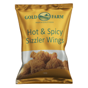 Gold Farm Hot & Spicy Sizzler Wings (3x1kg)