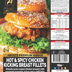 Abuu's Breaded Chicken Breast Fillets 12x700G