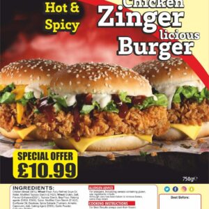 Abuus Chicken Zinger Burger