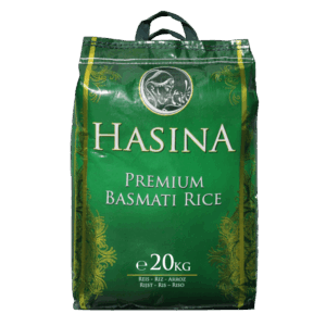 HASINA EXTRA LONG BASMATI RICE 20KG