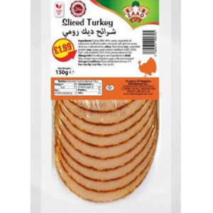 ZAAD TURKEY SLICED 130G £2.99