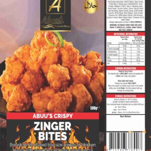 Abuu's Crispy Zinger Bites 500g x 12pks
