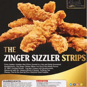 Abuu's Zinger Sizzler Strips 550gx12 pkts