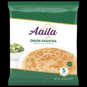 AAILA ONION PARATHA 18X400GMS (5PCS)