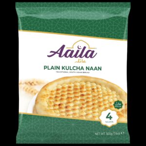 AAILA PLAIN KULCHA NAAN 12X500GMS(4PCS)