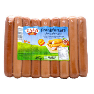 ZAAD CHICKEN FRANKFURTERS 12X400PM 1.99?